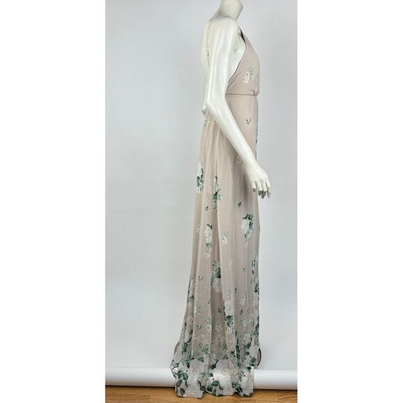 Show Me Your Mumu Amanda Maxi Dress Women XS NWT Bridesmaid Floral Ivory Lined - Picture 14 of 16